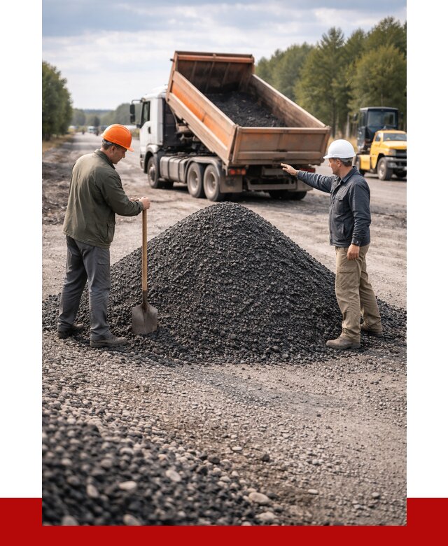 Купить асфальтовую крошку для дорог в Алексине от 4615 р. | ПРОНЕРУДЛкс