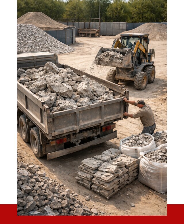 Купить бой бетона с доставкой в Алексине от 5274 р. | ПРОНЕРУДЛкс