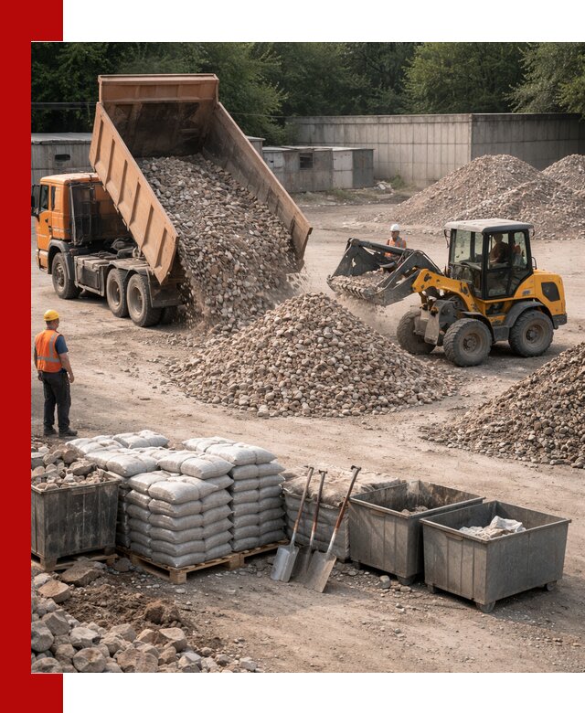 Вторичные материалы для отсыпки в Алексине — поставка и доставка