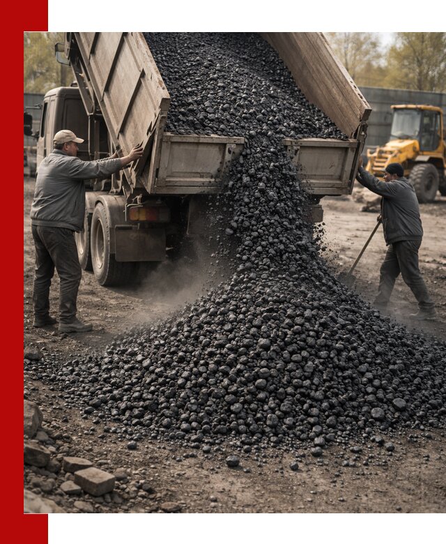 Доставка угля семечка самосвалами в Алексине