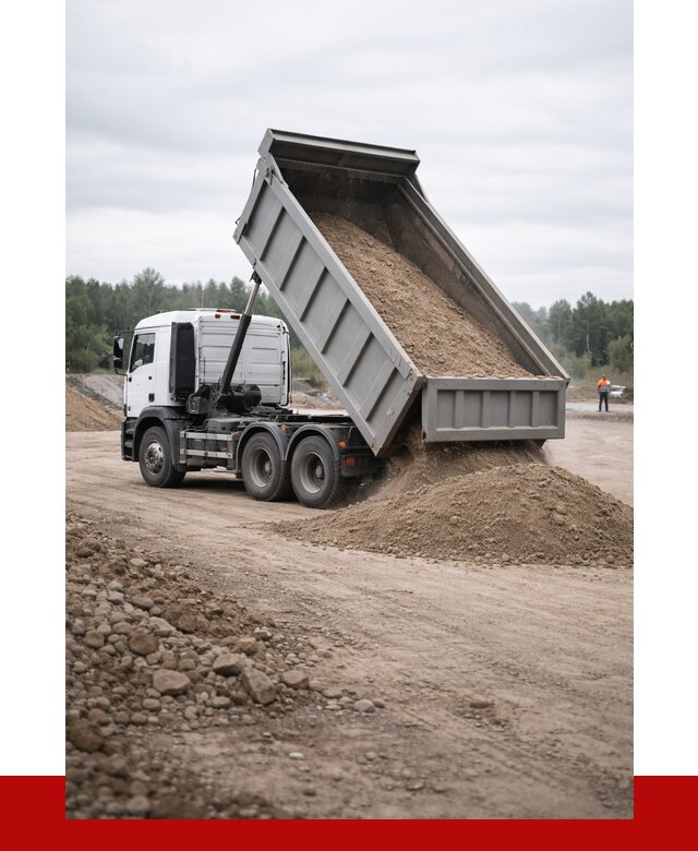 Доставка самосвалом 15 кубов в Алексине от 7142 руб. | ПРОНЕРУДЛкс