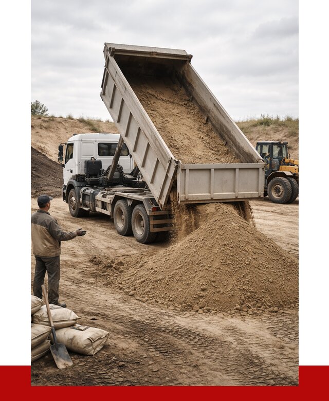 Доставка самосвалом 20 кубов в Алексине от 8241 р. | ПРОНЕРУДЛкс