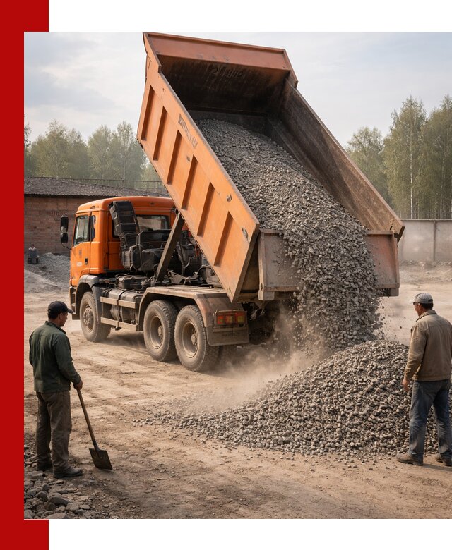 Доставка самосвалом 20 м3 в Алексине быстро и надежно