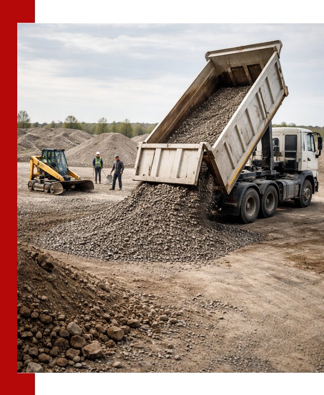 Доставка самосвалом 25 м³ в Алексине быстро и надежно