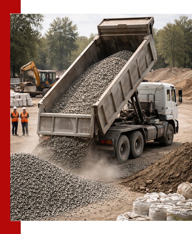 Аренда самосвала в Алексине для доставки сыпучих и нерудных материалов