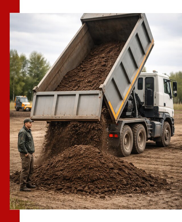 Аренда самосвала с водителем в Алексине для сыпучих грузов и навоза
