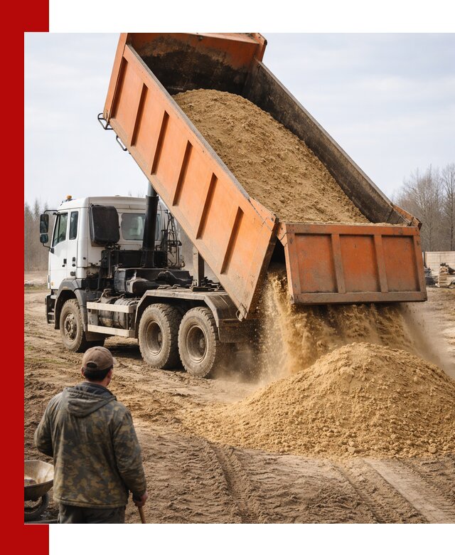 Аренда самосвала 20 тонн для перевозки грузов в Алексине