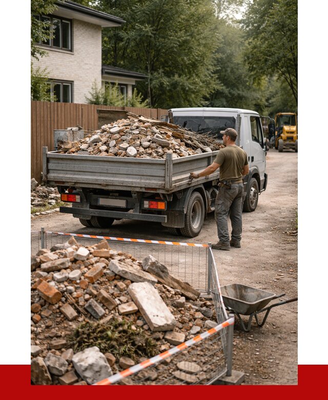 Вывоз строительного мусора с погрузкой в Алексине от 8241 р | ПРОНЕРУДЛкс