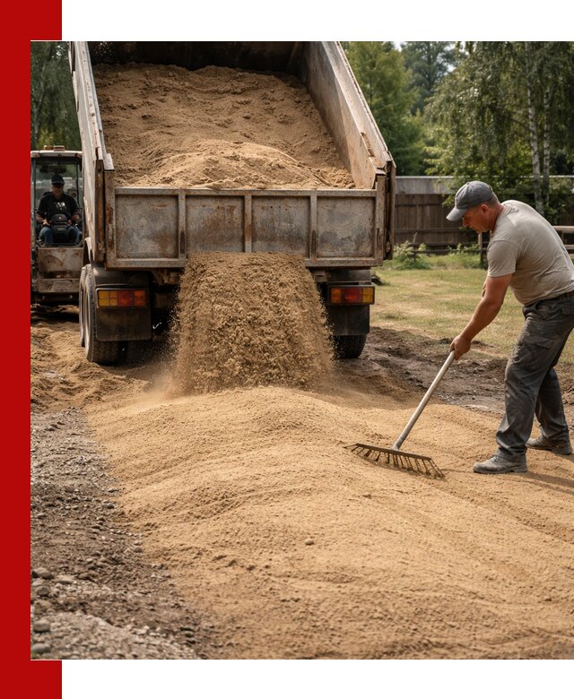 Отсыпка участка песком в Алексине быстро и качественно