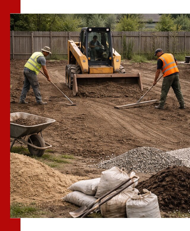 Выравнивание участка под строительство и благоустройство в Алексине