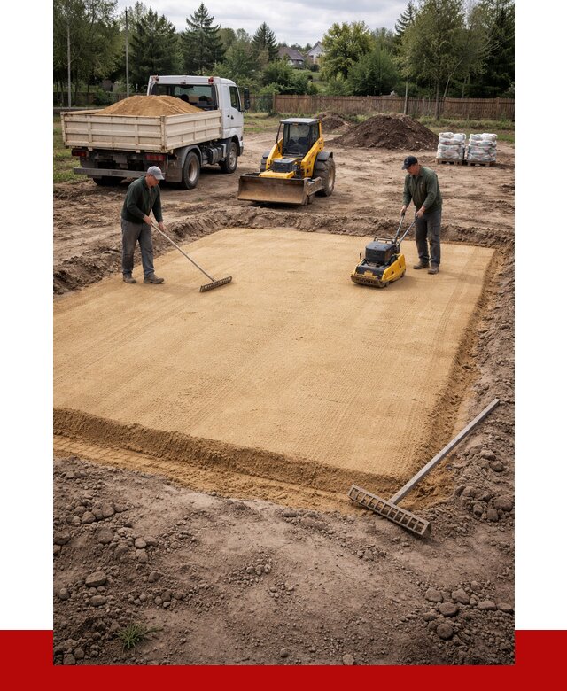 Устройство песчаной подушки в Алексине от 4945 р. ПРОНЕРУДЛкс